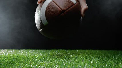 player showing the determination after a touchdown