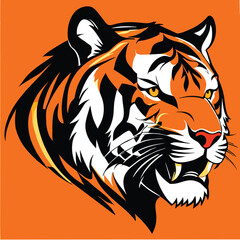 Tiger vector illustration.