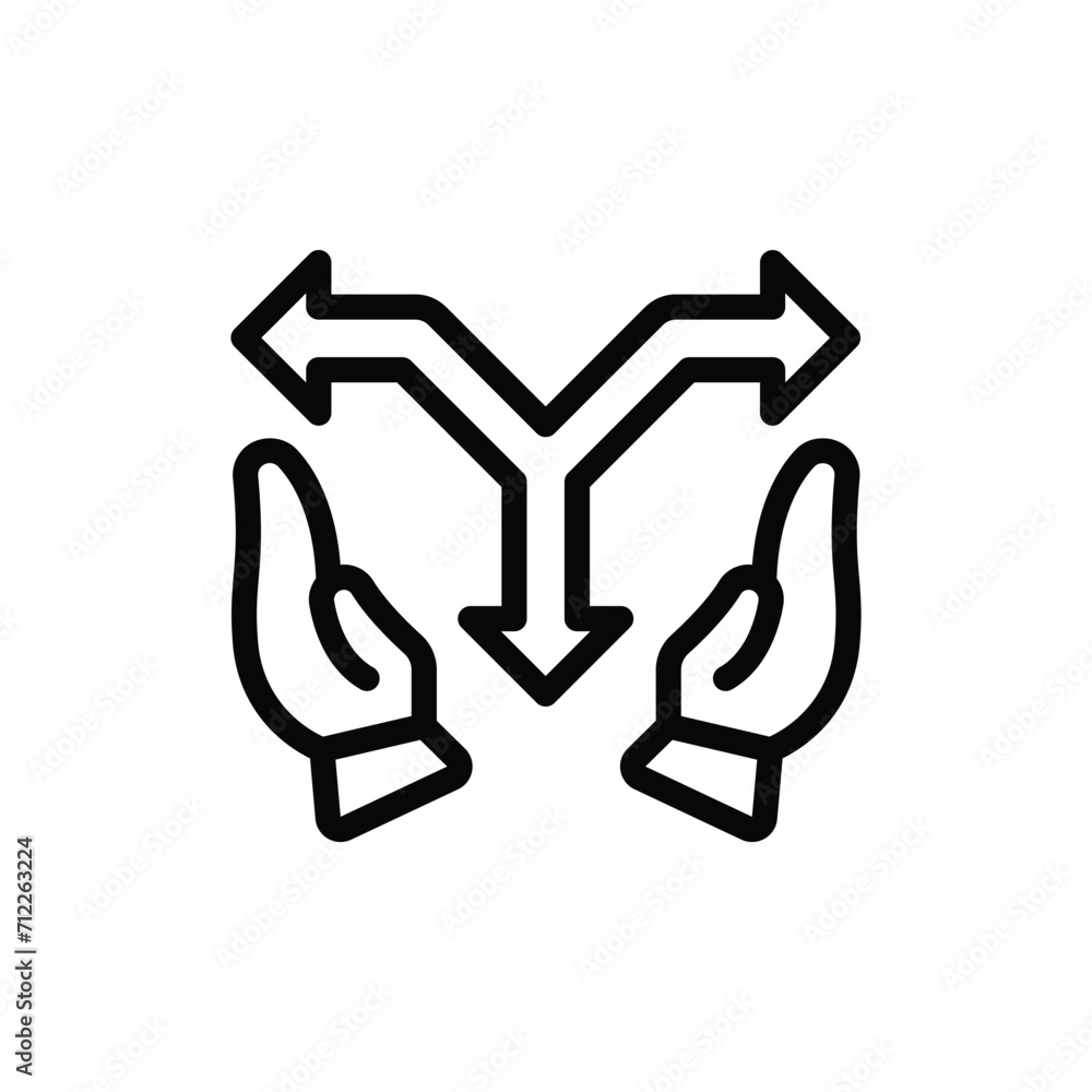 Poster Navigation three way icon design. location. GPS element pack symbol template for graphic and web design collection logo vector illustration. Icon design