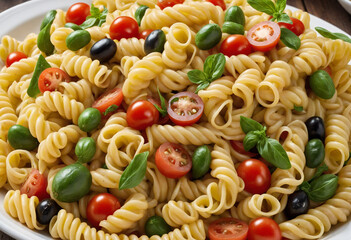 Fresh and vibrant Italian pasta salad