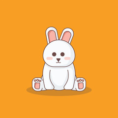 Rabbit Easter Character Cute Illustration