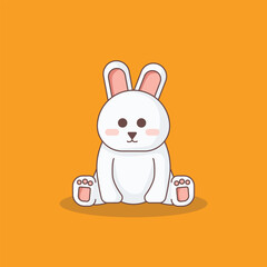 Rabbit Easter Character Cute Illustration