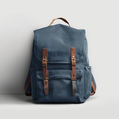 Backpack mockup on a plain background