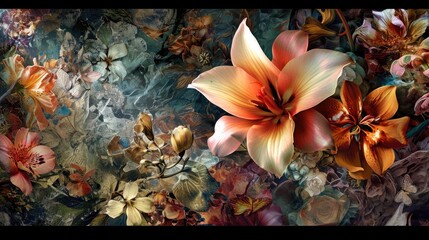 Floral Elegance: A Tapestry of Botanical Grace