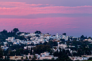 Début de soirée à Sidi Bou Saïd