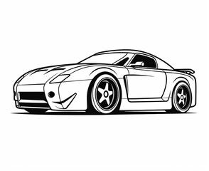 Sport car coloring page for kids transportation coloring pages printables car