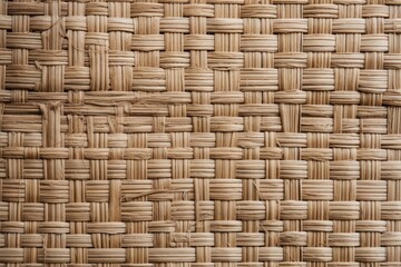 Decorative rattan wall