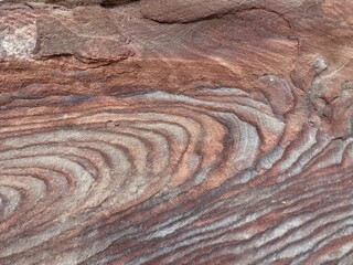 beauty of sand stone pattern of stones in Petra valley in one of many temples,Jordan,abstract...