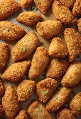 Delicious crispy chicken strips