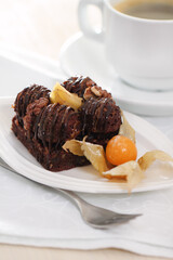 Delicious chocolate cake