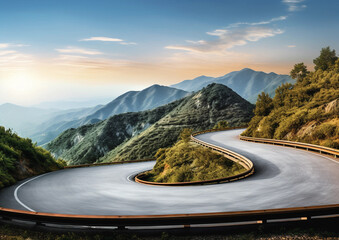 road in mountains