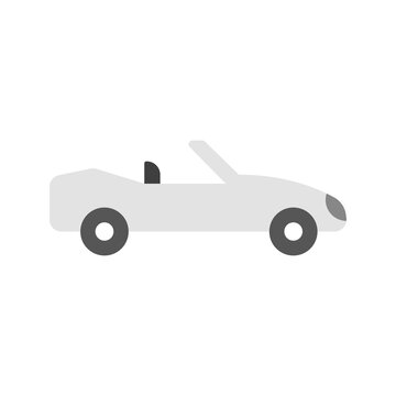 Vehicles Flat Greyscale illustration. Ready to use for all devices and platforms.
