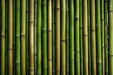 Bamboo fence background panoramic texture