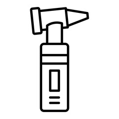   Otoscopy line icon