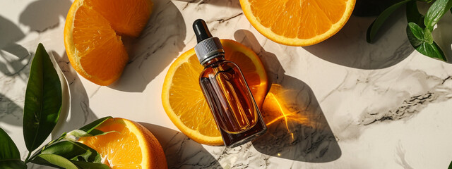 essential oil extract of orange butter with fresh fruit