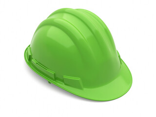 Safety Helmet green (isolated on white and clipping path)

