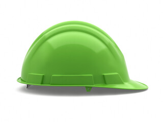 Safety Helmet green (isolated on white and clipping path)

