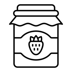   Jelly Jar line icon