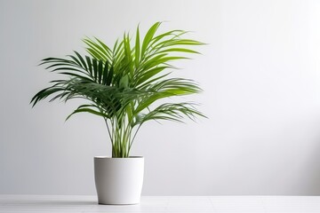 Indoor plant on table Decorative palm tree