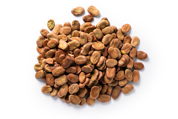 Fave secche sgusciate, alimentazione biologica, cibo italiano 
