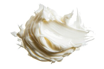 Obraz premium Gentle facial scrub isolated on white background exfoliates and cleanses