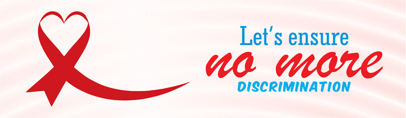 Let's ensure no more discrimination. Zero discrimination day banner, poster with copy space, blank to add text high HD resolution. - obrazy, fototapety, plakaty