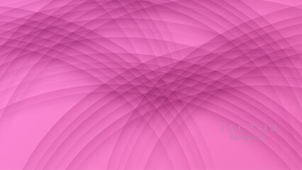 Futuristic, High Tech, light pink background, with network lines wavy illustration.