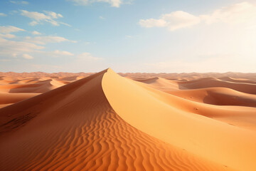Fototapeta na wymiar Africa sahara travel landscape adventure sky desert nature dune sand sunset dry