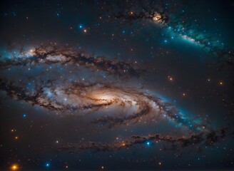 Obraz na płótnie Canvas space infinity galaxy stars