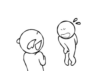 漏らしそうな人吹き出しなし