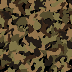 Fototapeta premium Seamless camouflage pattern.