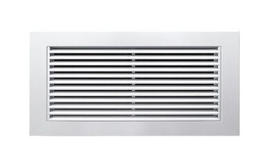 Simple White Side Vent Isolated On Transparent Background