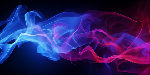 Colorful Smoke Screen Image .