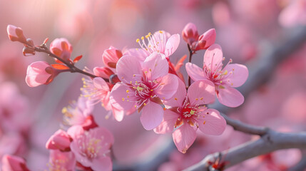 A flowering tree in spring.
