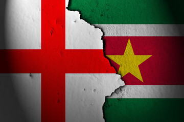 Relations between england and suriname