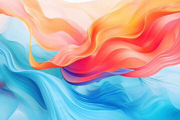 .Liquid Colorful Background. Soft and Dreamy