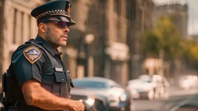 police officer in uniform