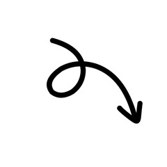 hand drawn arrow