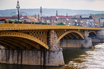 Margit hid bridge in Budapest, Hungary.