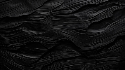 Fond d'un mur noir, texturé et matière. Ambiance sombre. Arrière-plan pour conception et création graphique.