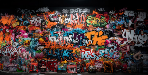 Obraz premium graffiti on wall
