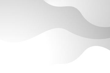 Abstract white and gray wave background. texture white pattern. vector illustration