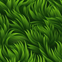 Seamless natural grass pattern background