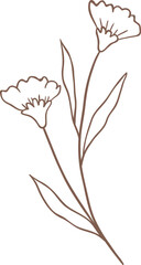 Line Drawing Flower