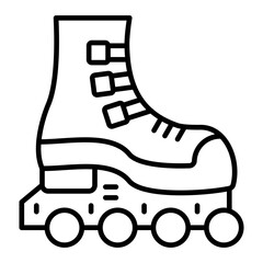   Roller Skate line icon