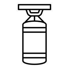   Punching Bag line icon