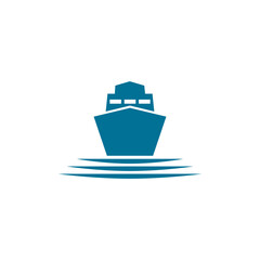 yacht logo abstract vector template. Boat Logo Design Template Vector Graphic Branding Element.
