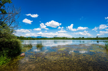 In nature. Lake San Daniele and Ragogna. Friuli - 712320285