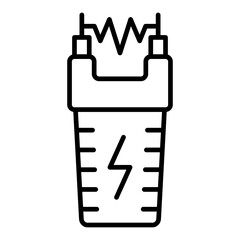   Taser line icon