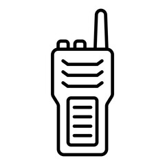   Walkie Talkie line icon
